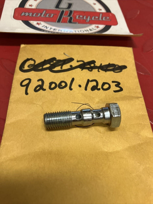 NOS KAWASAKI OIL BOLT L=37 92001-1203 K20