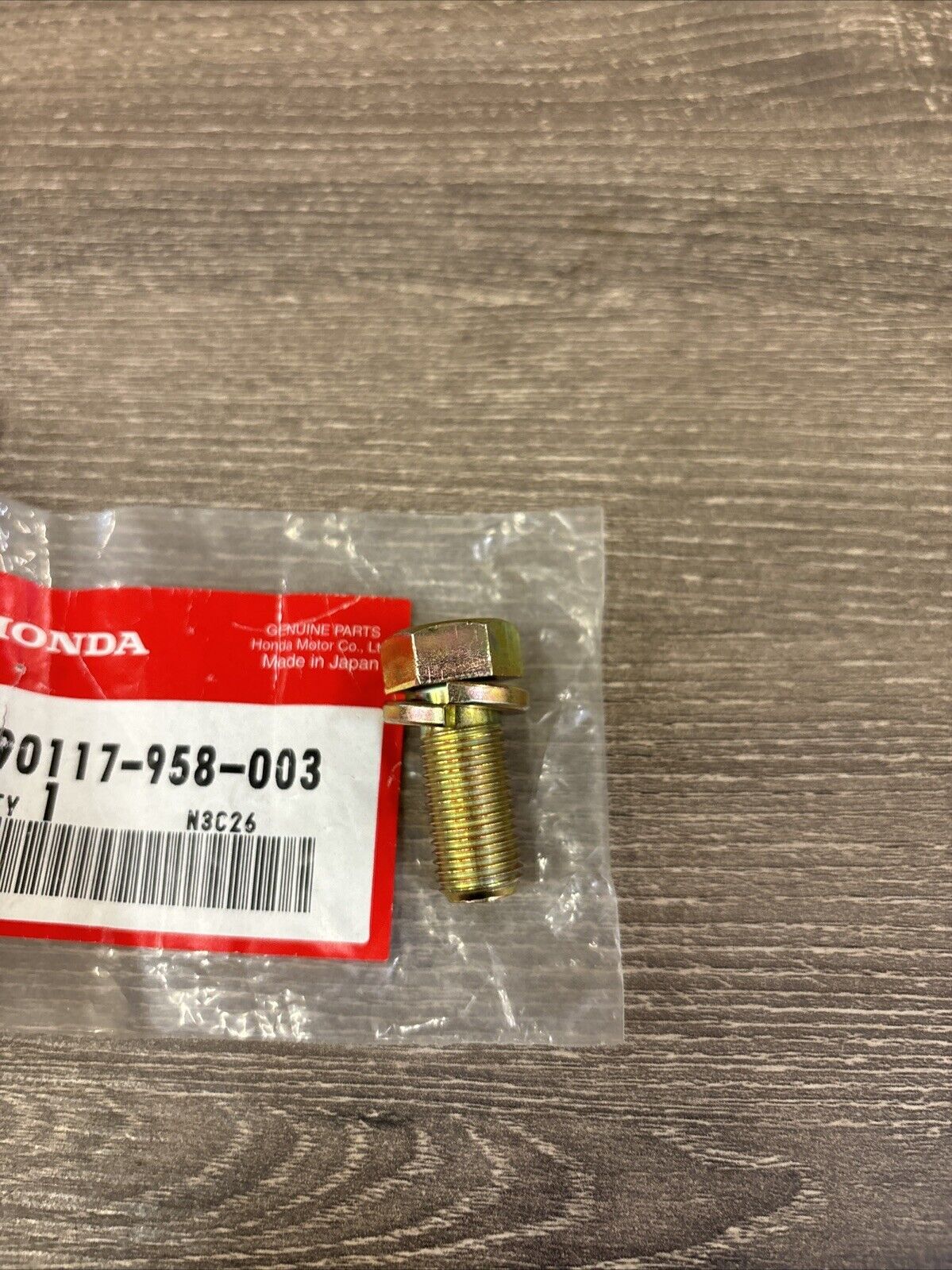NOS Honda ATC200 E M S TRX125 BOLT-WASHER 12X28 90117-958-003 H130