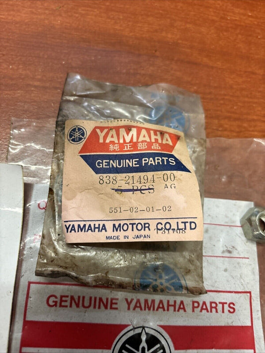 NOS Yamaha SELF-LOCKING NUT 838-21494-00-00 SUB 90185-10030-00 Y185