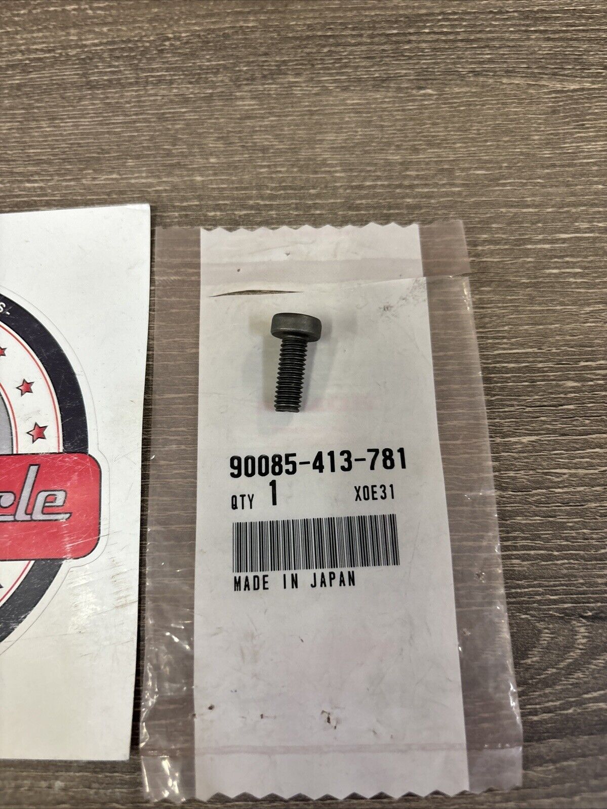 NOS Honda ANF125 ATC200 CB1100 CB1300 SOCKET BOLT 6MM 90085-413-781 H130