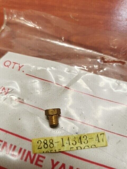 NOS Yamaha GT1 GT80 GTM80X GTMX MX80 RD50 MAIN JET #94 288-14343-47-00 Y123