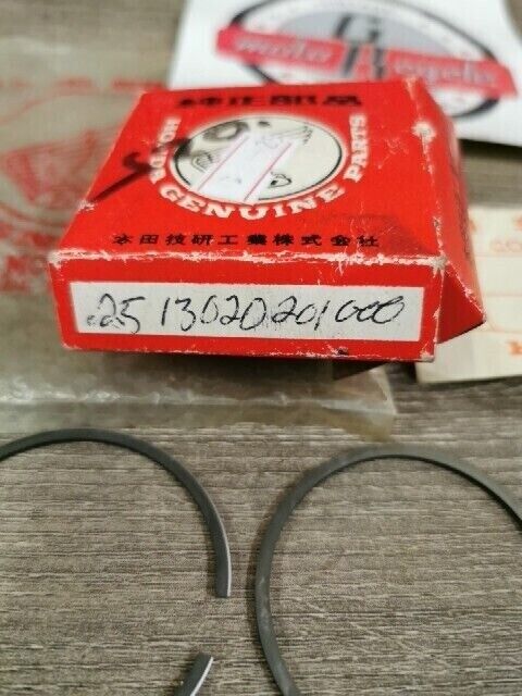 NOS HONDA CT200 1964 RING PISTON 0.25 13020-201-000 SUB BY 13041-030-000 H77