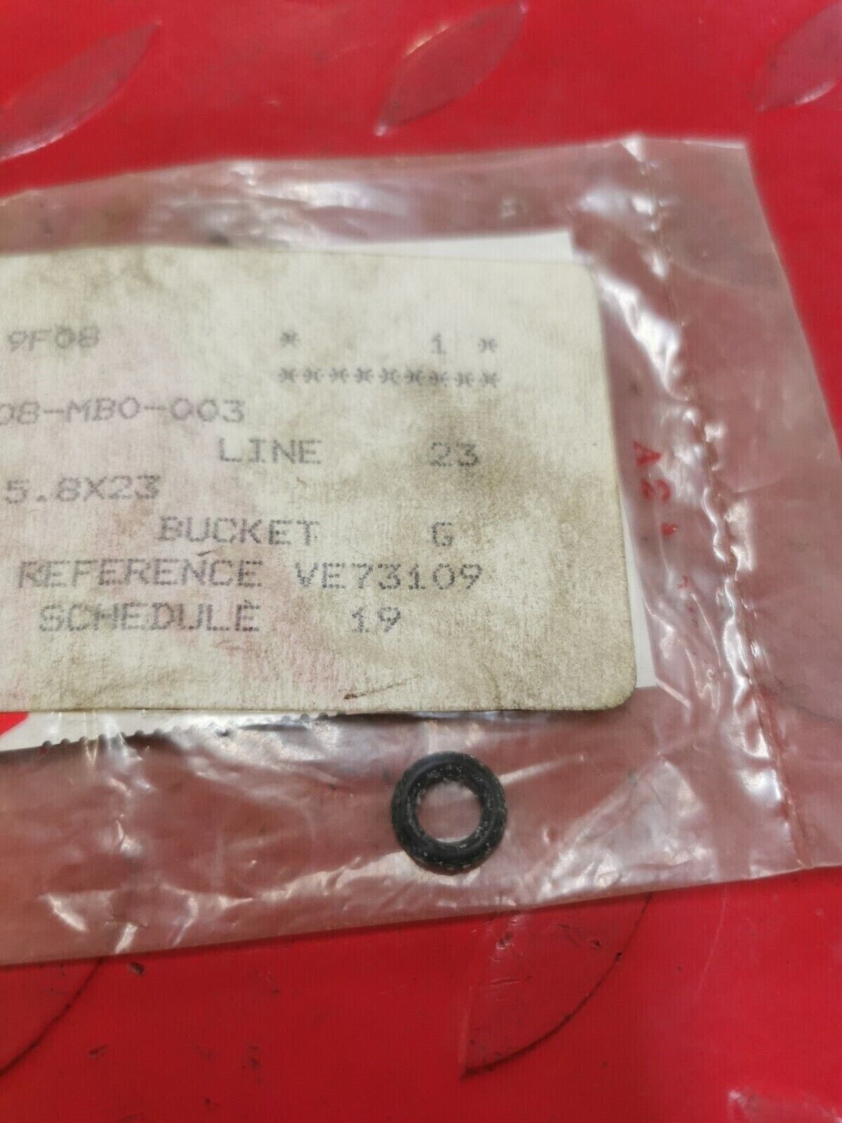 NOS Honda GL1800 NRX1800 CBR1000 O RING 5.8X2.3  91308-MB0-003 H27