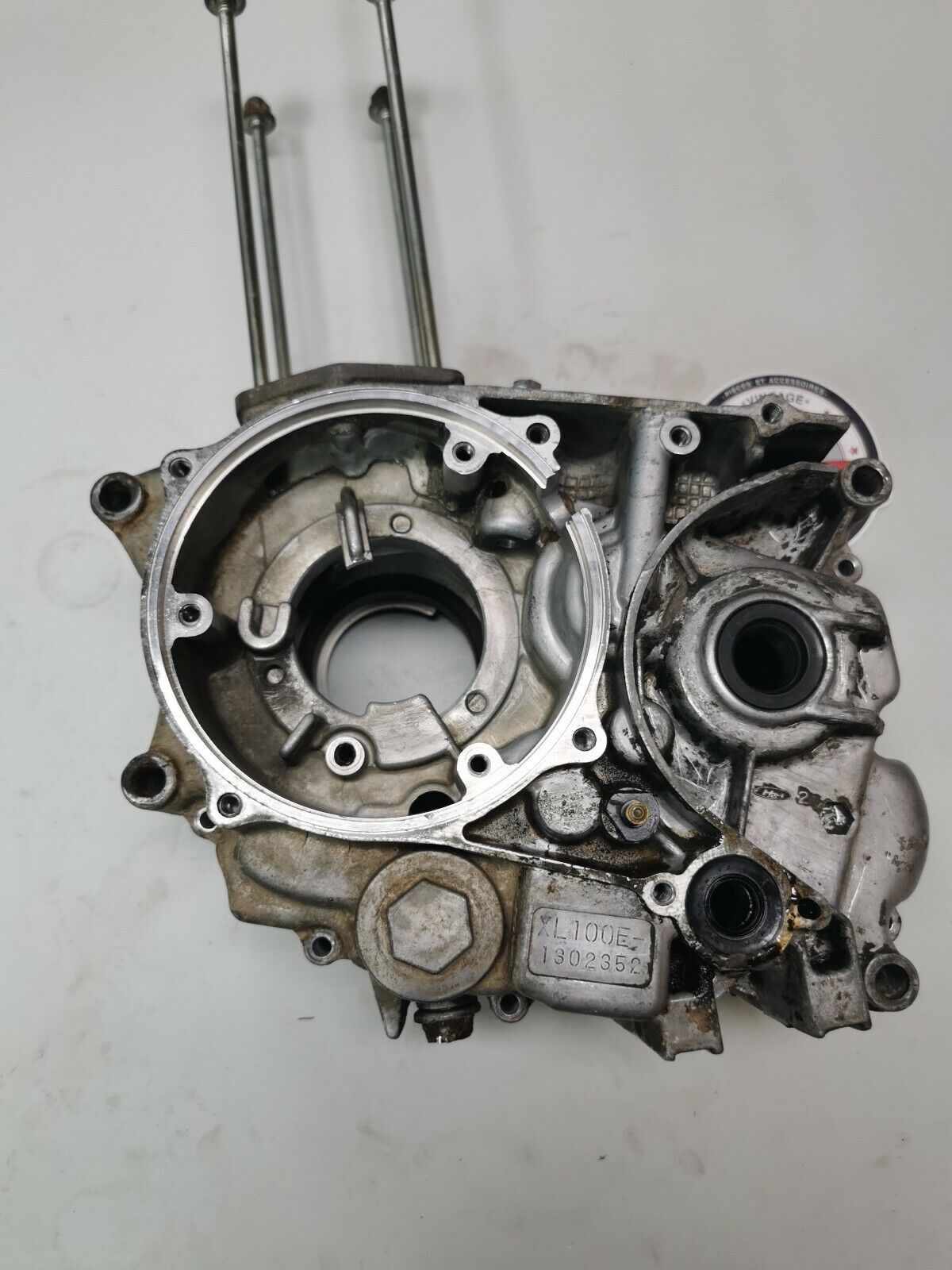 Honda XL100 1977 right left crankcase crank case XL125 CB125 1976 11200-383-000