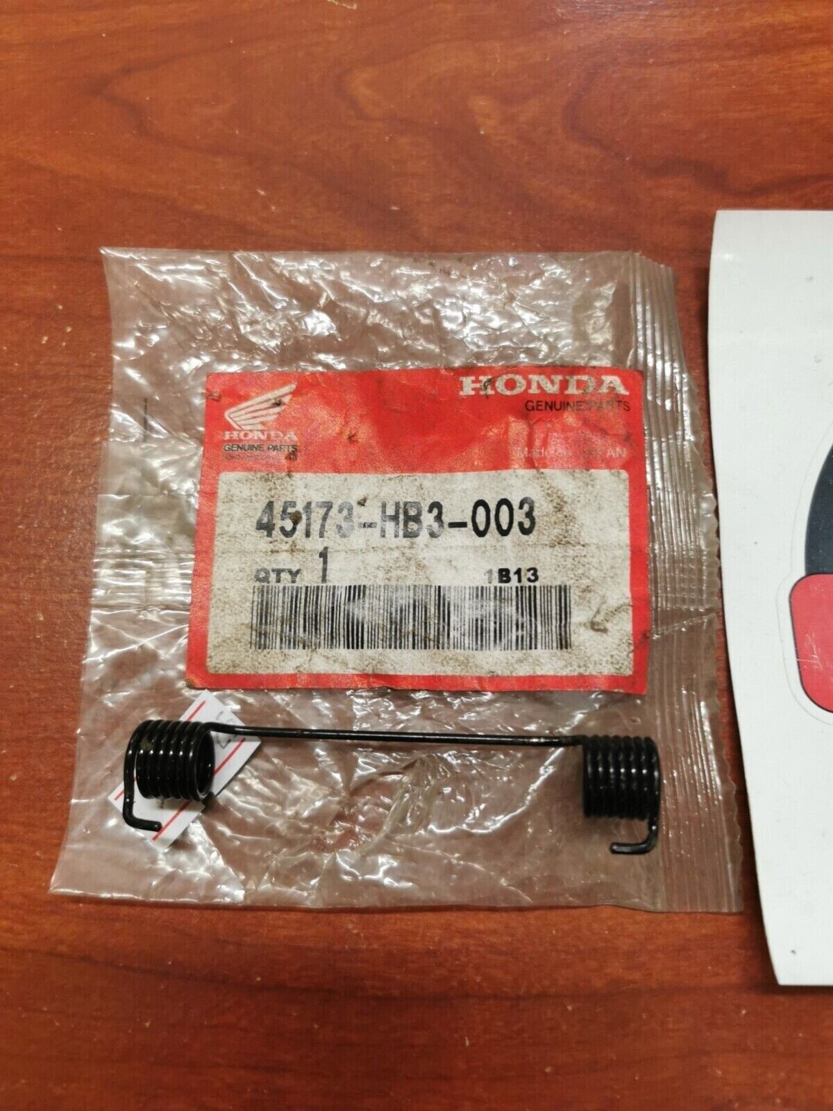 NOS Honda 1986 - 1988 TRX200SX BRAKE SPRING B 45173-HB3-003 H64
