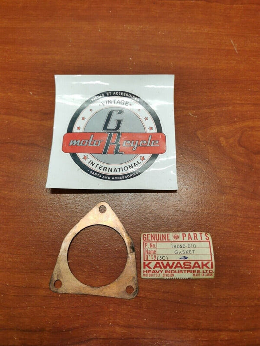 NOS Kawasaki 1974 - 1976 KX250 1975 1976 KX400 EXHAUST PIPE GASKET 18050-010 K36