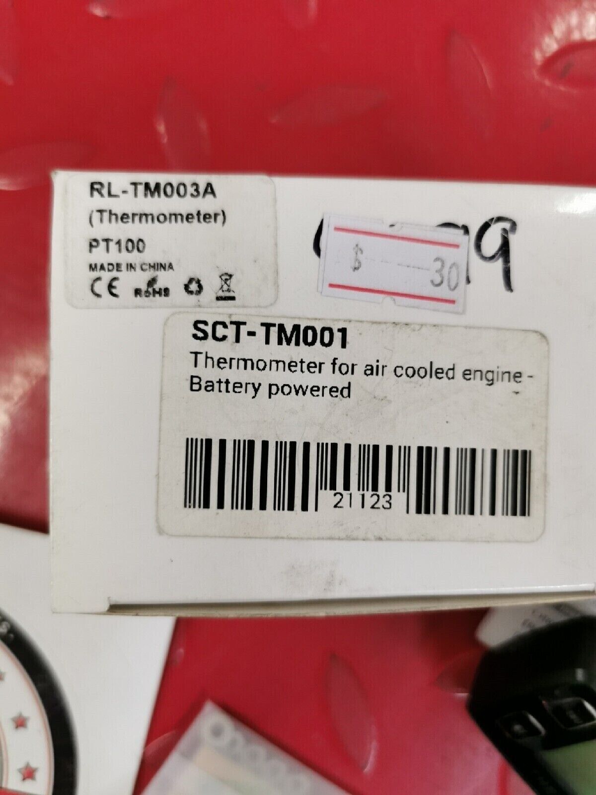 NOS Runleader  Thermometer for air cooled engine  RL-TM003A J10