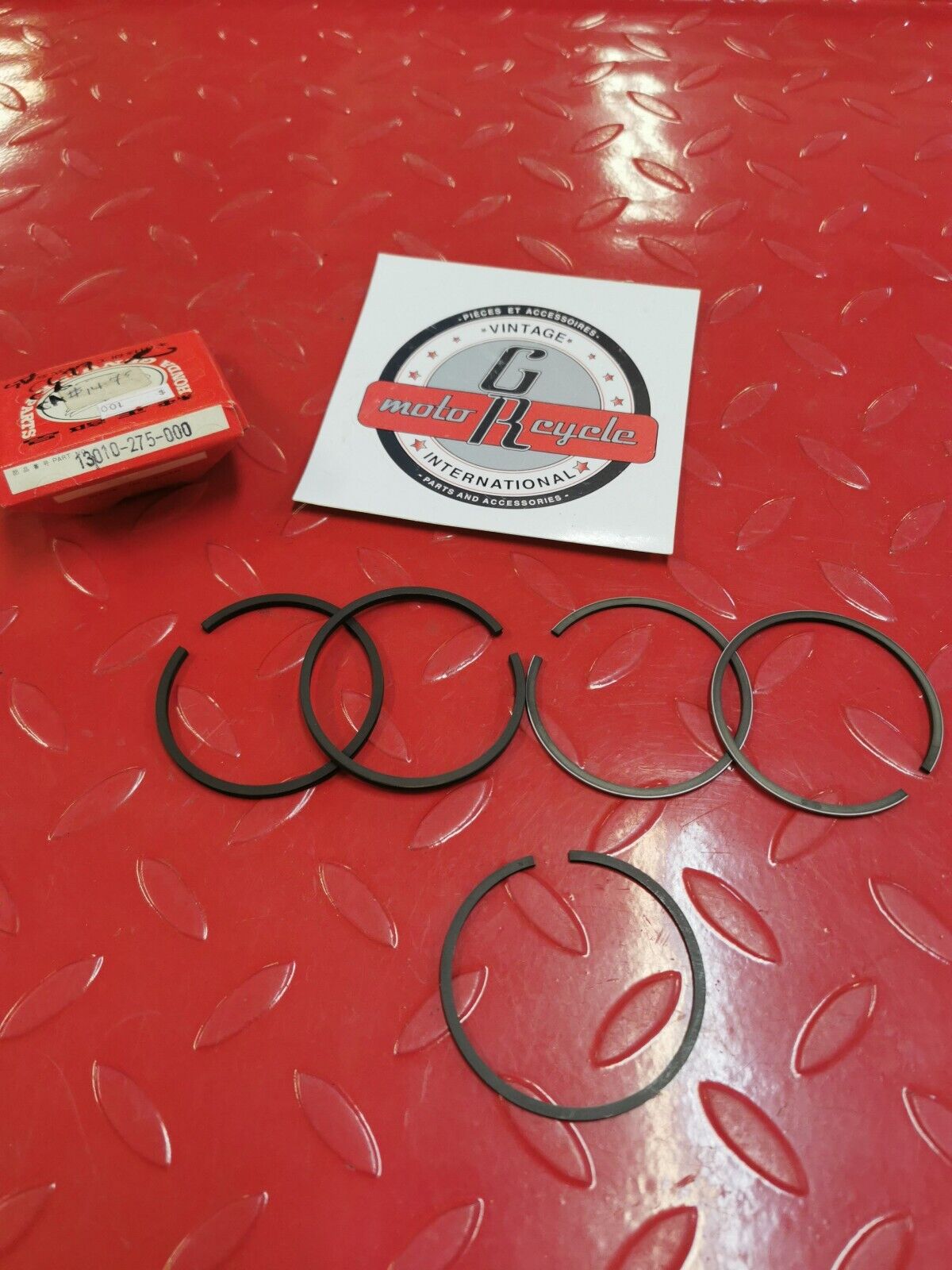 NOS Honda CA77 CB77 CL77 RING SET STANDARD SIZE 13010-275-000 2 H12