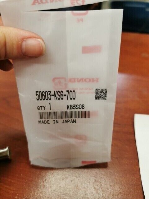 NOS Honda CR125R CR250R CR500R STEP JOINT PIN 50603-KS6-700 H107