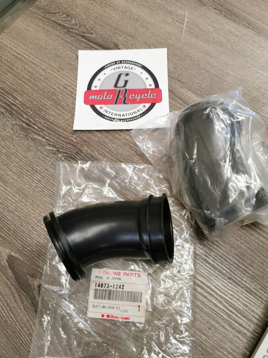 NOS KAWASAKI ZG1200 1986 - 2003 DUCT RH AIR FILTER QTY2  14073-1241 K29