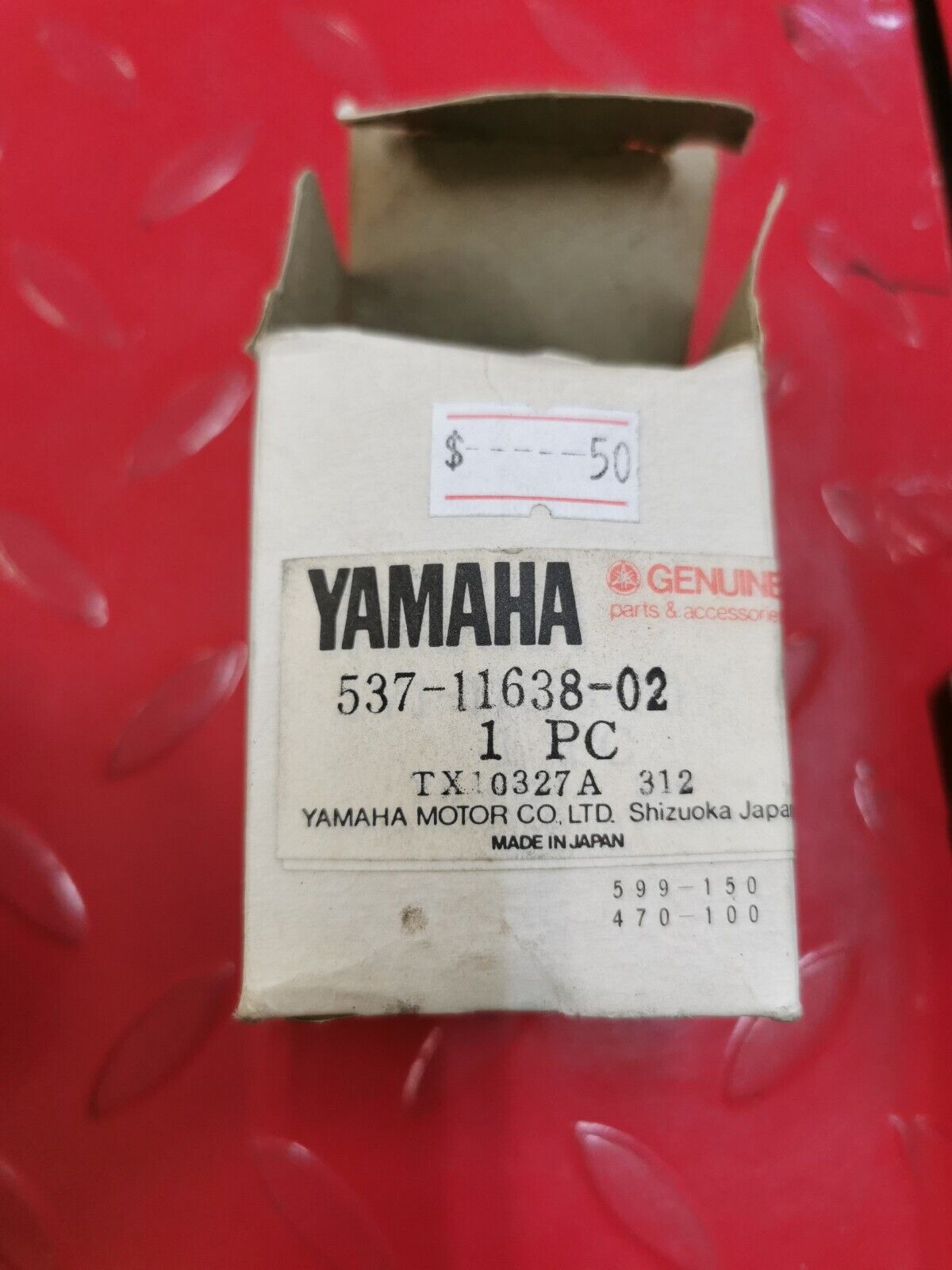 NOS Yamaha YZ100 MX125 YZ125  PISTON 4 O/S 1.00 537-11638-02-00 Y26