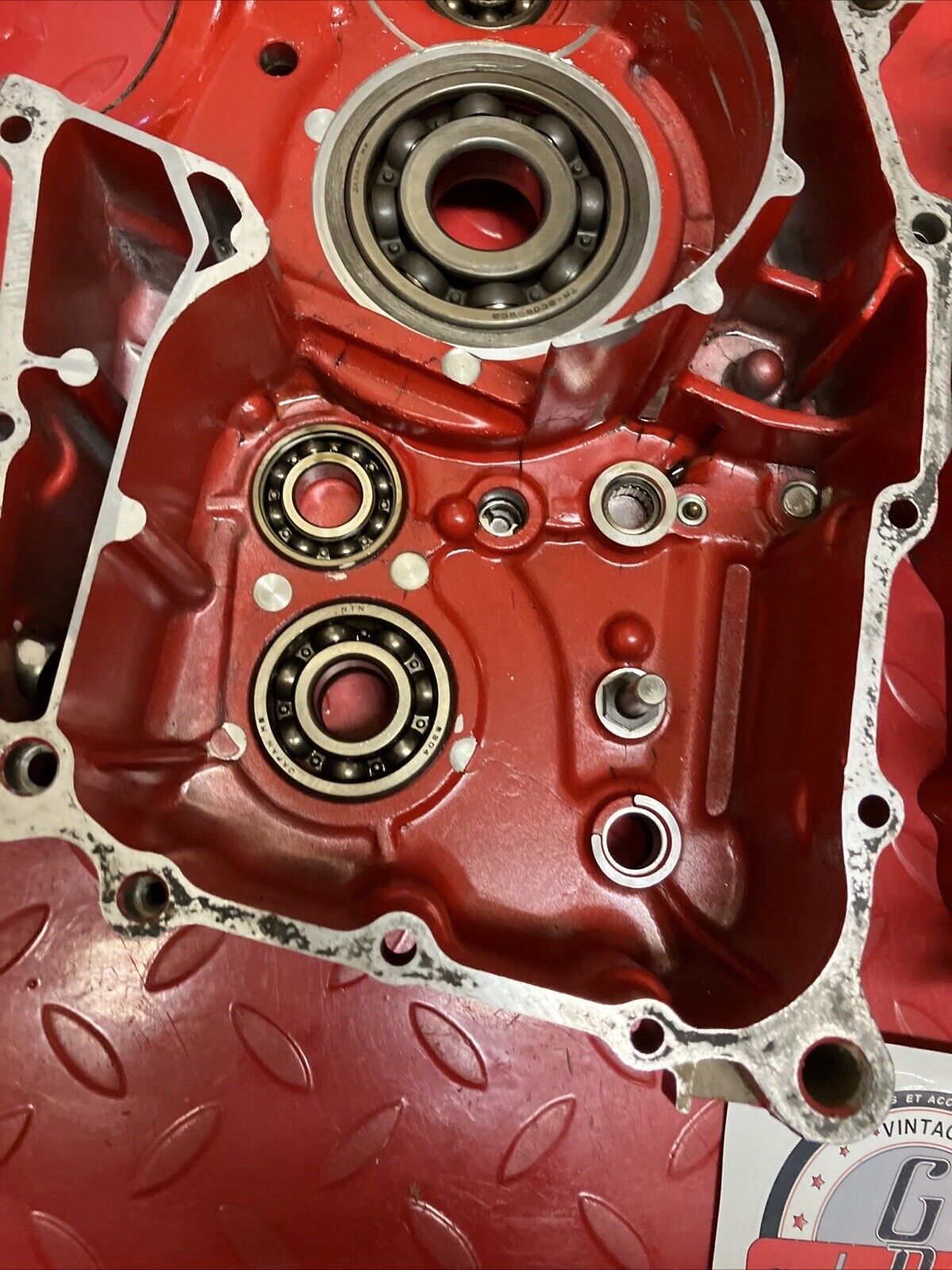 Honda XL350R 1986 Left right crankcase