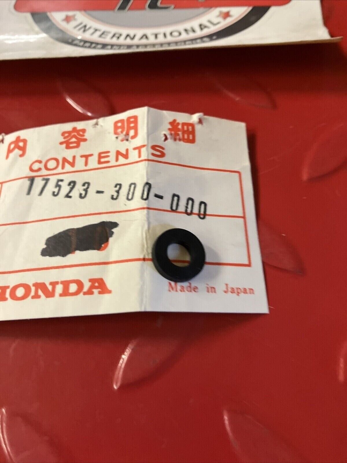 NOS HONDA CB750 CB450 CB350 CL SL FUEL TANK CAP RUBBER WASHER 17523-300-000 H24