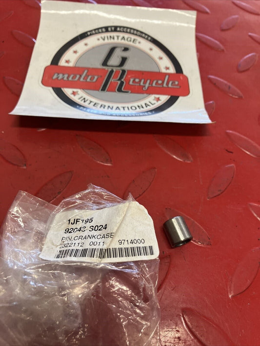 NOS KAWASAKI CRANKCASE DOWELL PIN 92043-S024 K12