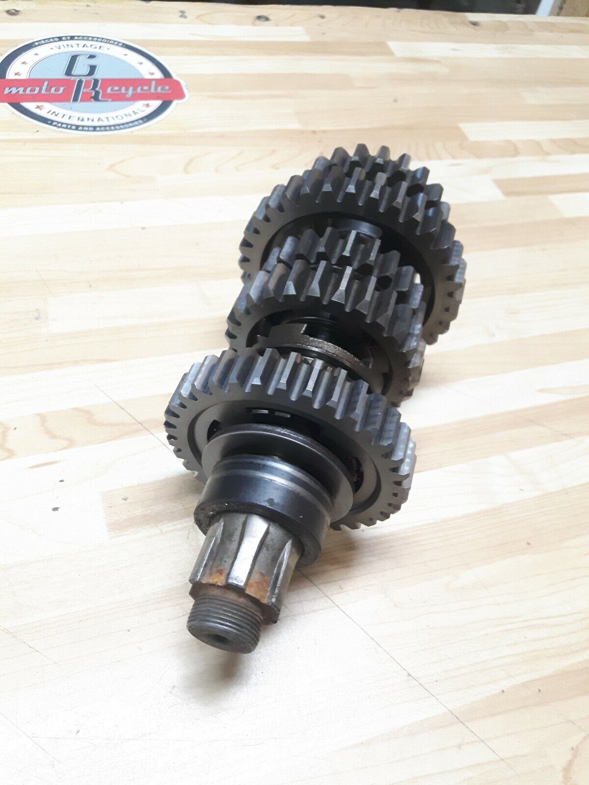 Yamaha DT250 1977 transmission mainshaft countershaft shaft gear DT400 1978