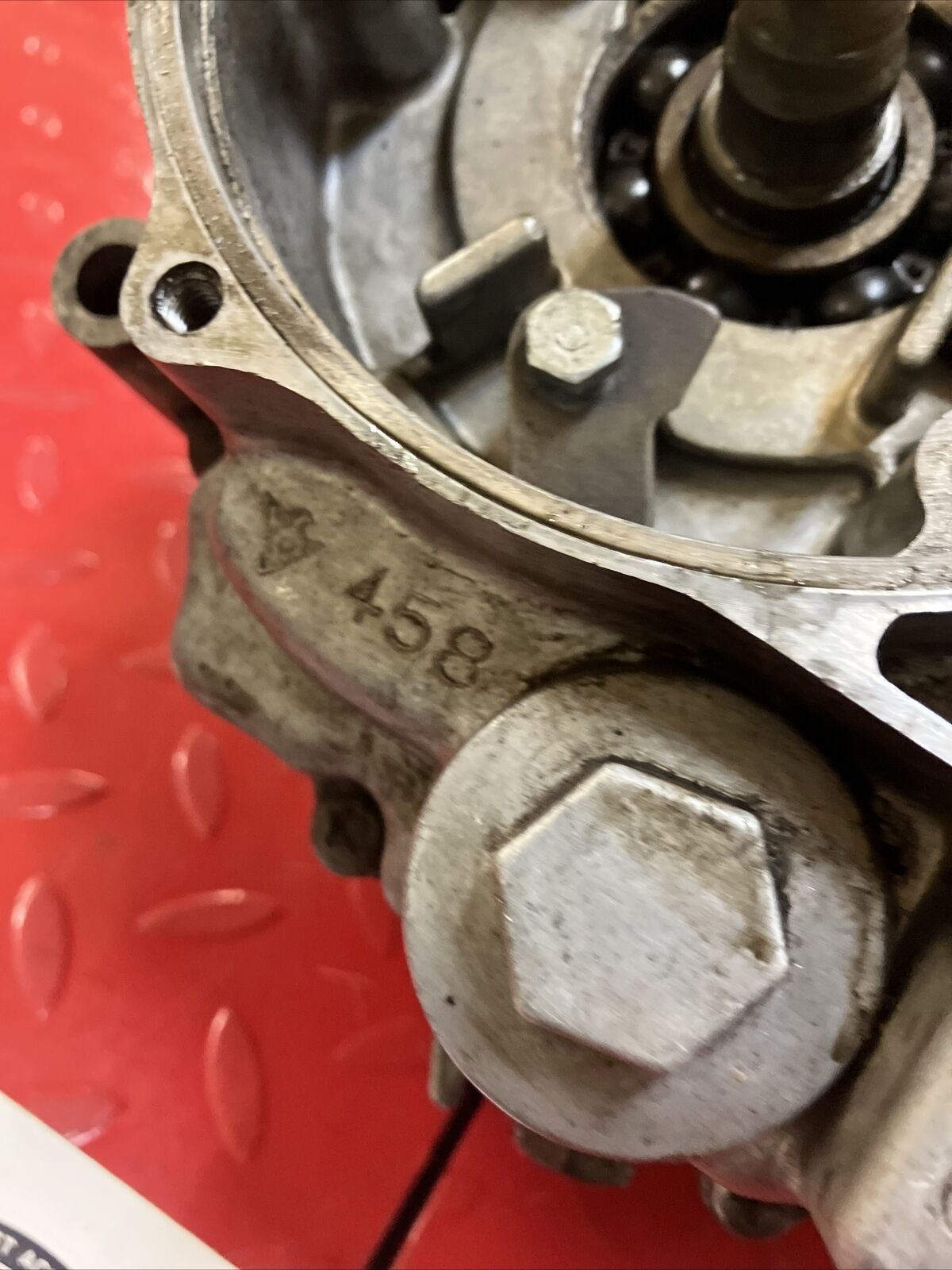 Honda XL100 1975 engine motor bottom end crankcase crankshaft transmission