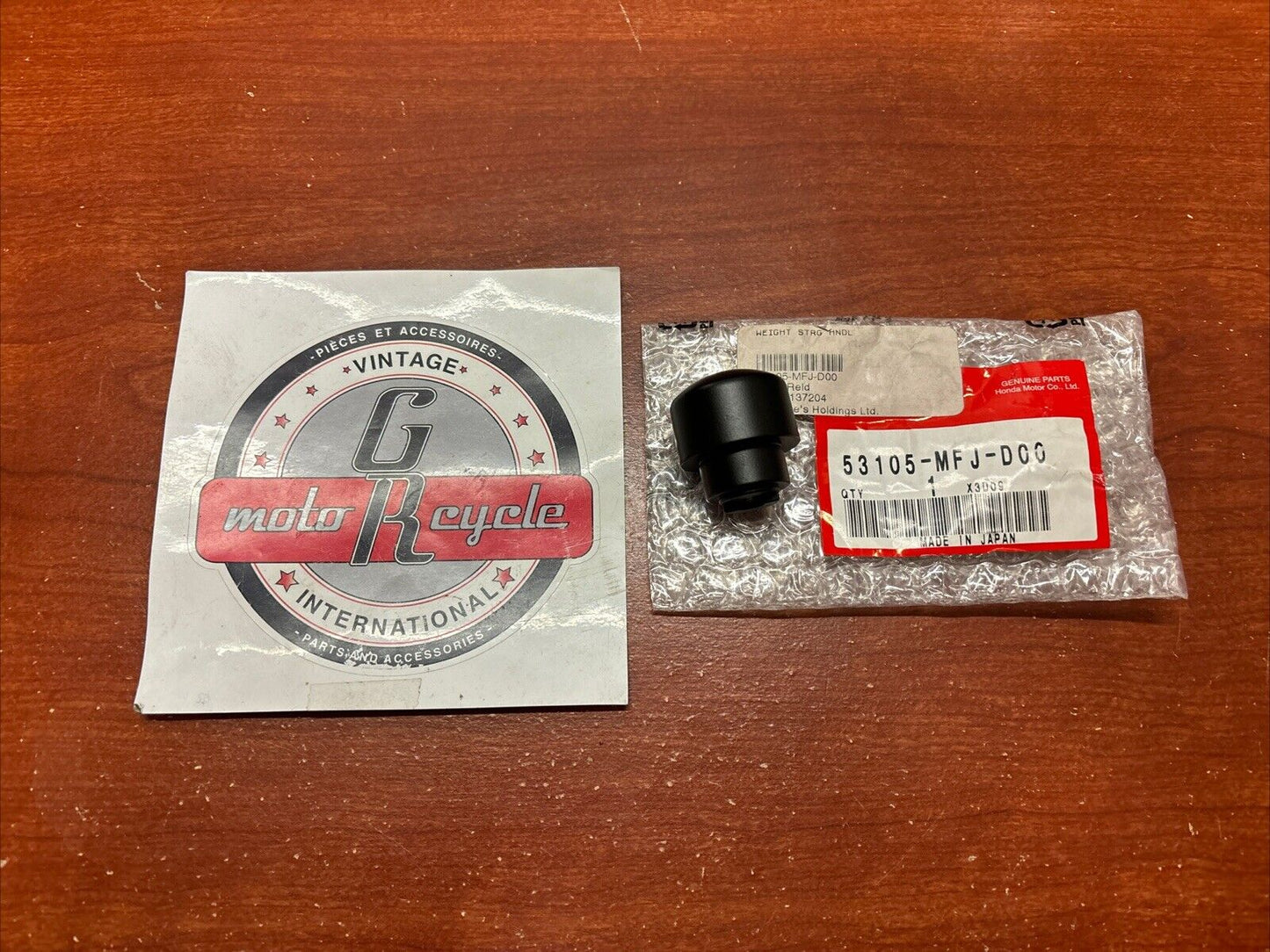 NOS Honda CBR600RA CBR600RR HANDLEBAR WEIGHT 53105-MFJ-D00 H170