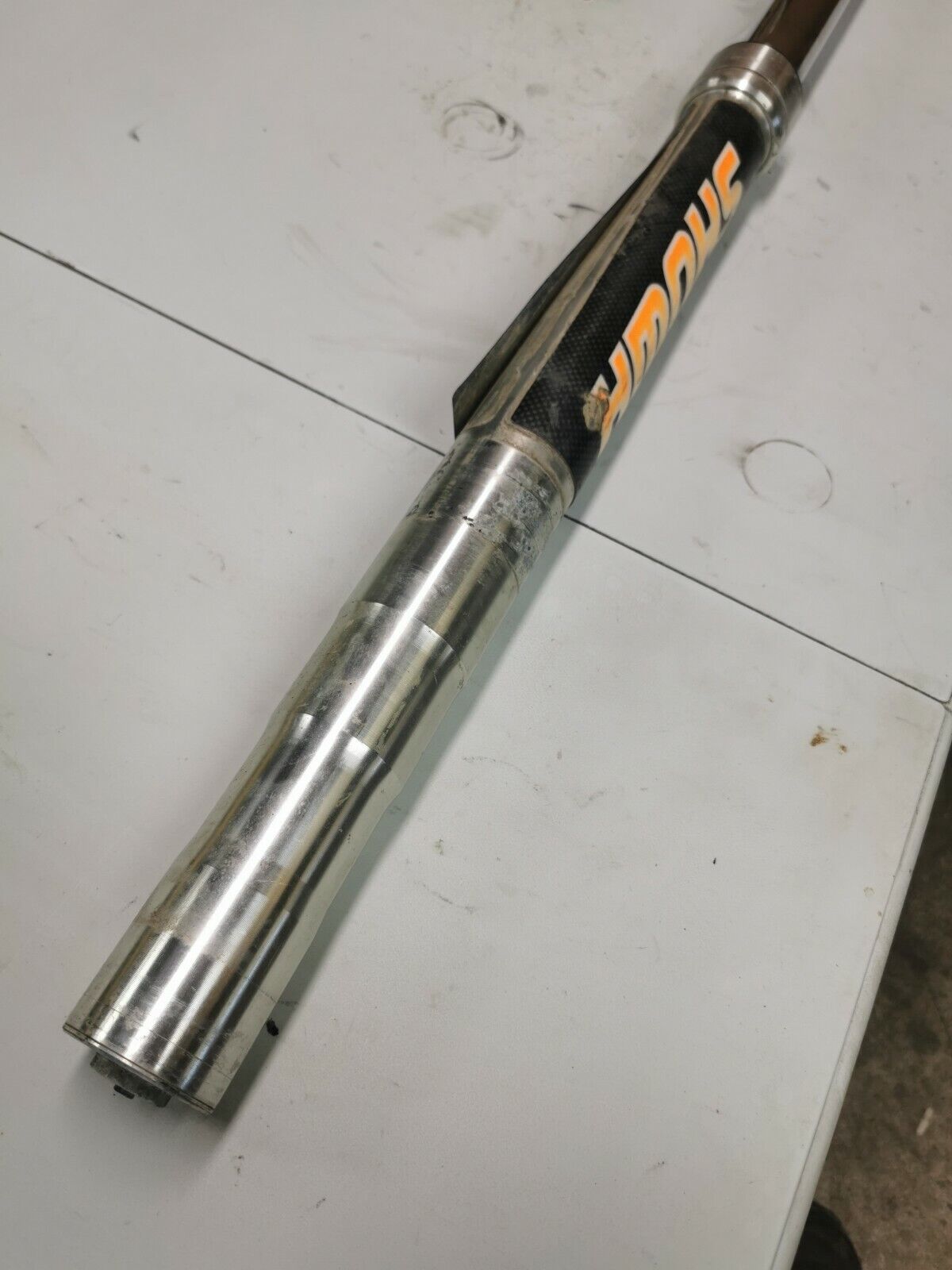 Suzuki RM125 1991 Left front fork suspension damper shock absorber