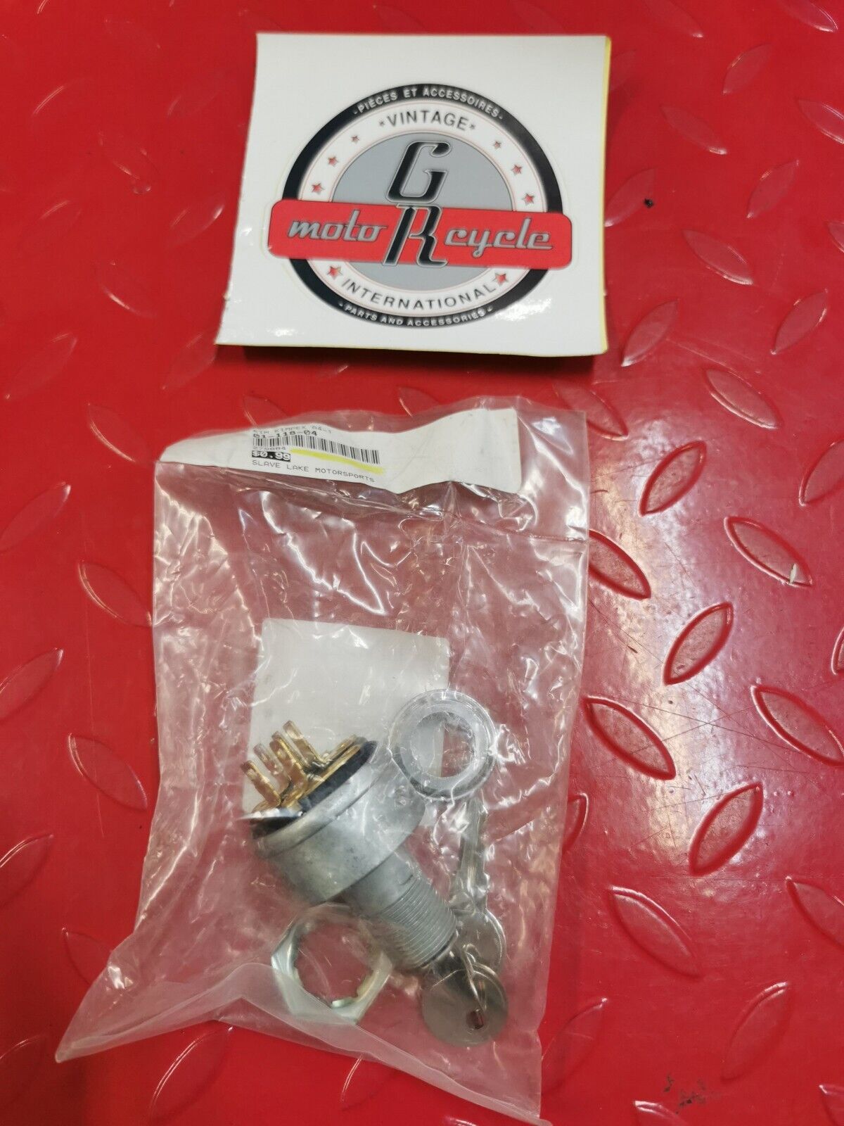 NOS KIMPEX Ignition Key Switch Lock with Key 279884 01-118-04 J3