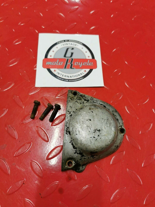 Yamaha MX100 1980 right crankcase oil pump cover