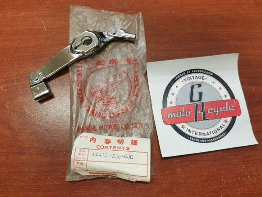 NOS Honda CB125K5 CB750K6 K7 CB200 CL175 CL200 FRONT BRAKE ARM 45410-336-000 H84