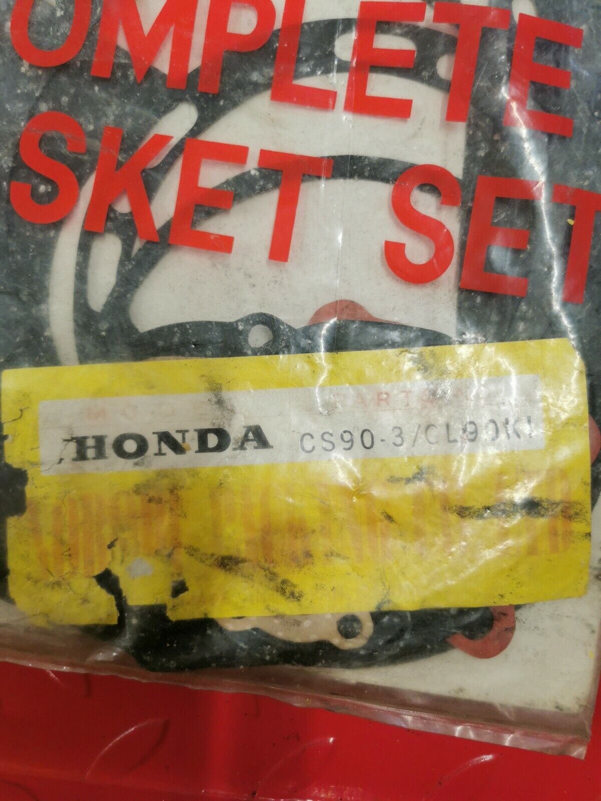 NOS Honda CS90 CL90 COMPLETE GASKET KIT H2
