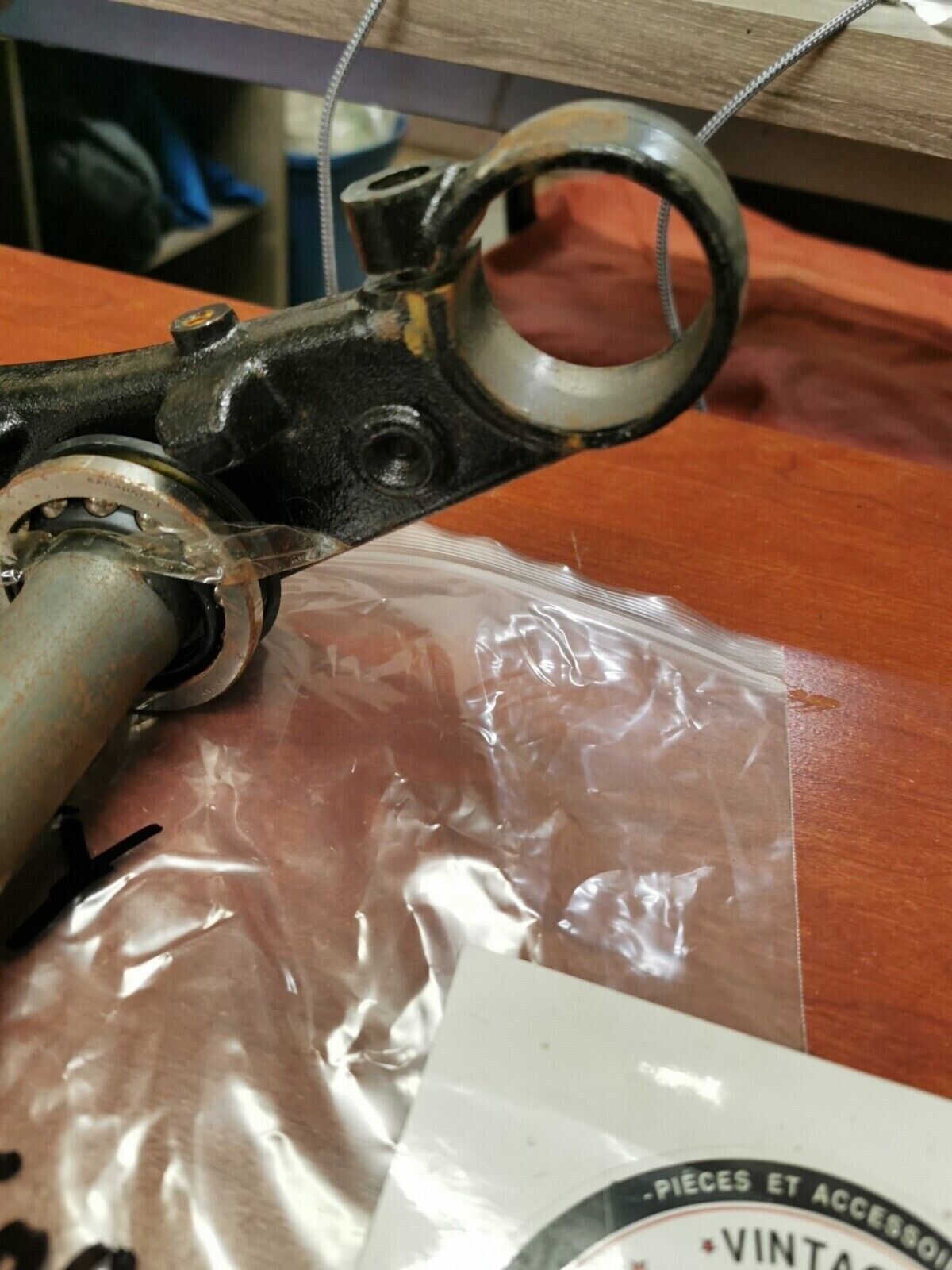 NOS Honda 1995 1996 CBR600F3 1996 CBR600SJR STEERING STEM SUB. 53219-MAL-G00 H64