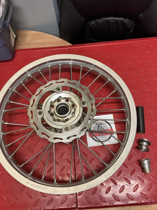 Honda CR250R 1989 WARP 9 Rear wheel back rim hub CR125R CR500R 18x2.15