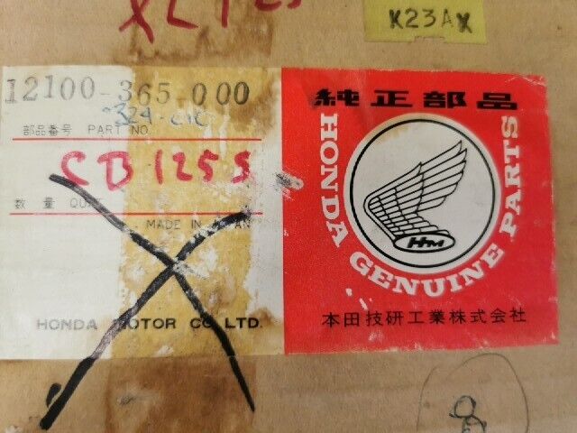 NOS HONDA CL125S CB125S1 TL125K2 XL125K1 CYLINDER COMP 12100-365-000 H88