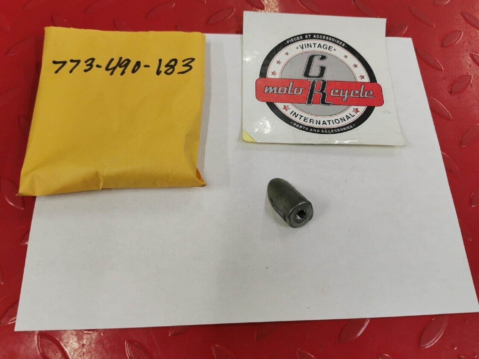 NOS PUCH BOMBARDIER MAXI HANDLE BAR WEDGE BOLT  773-490-183  P3