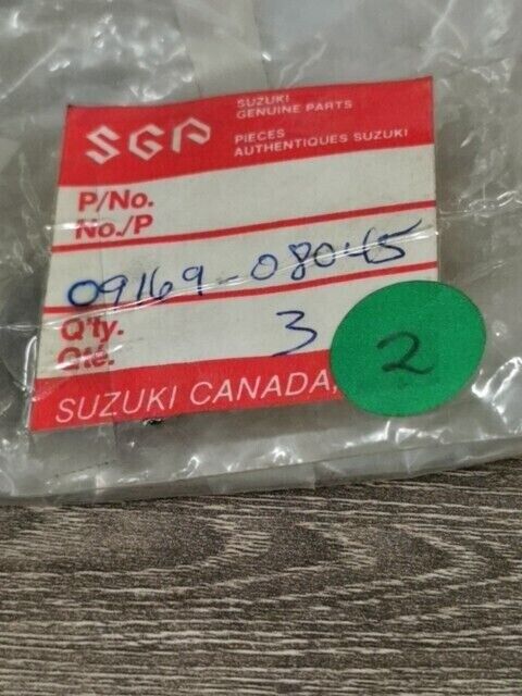 NOS SUZUKI RM125M RMX125W DR200S RMX250W DR125S RMX250T WASHER 09169-08045 S36