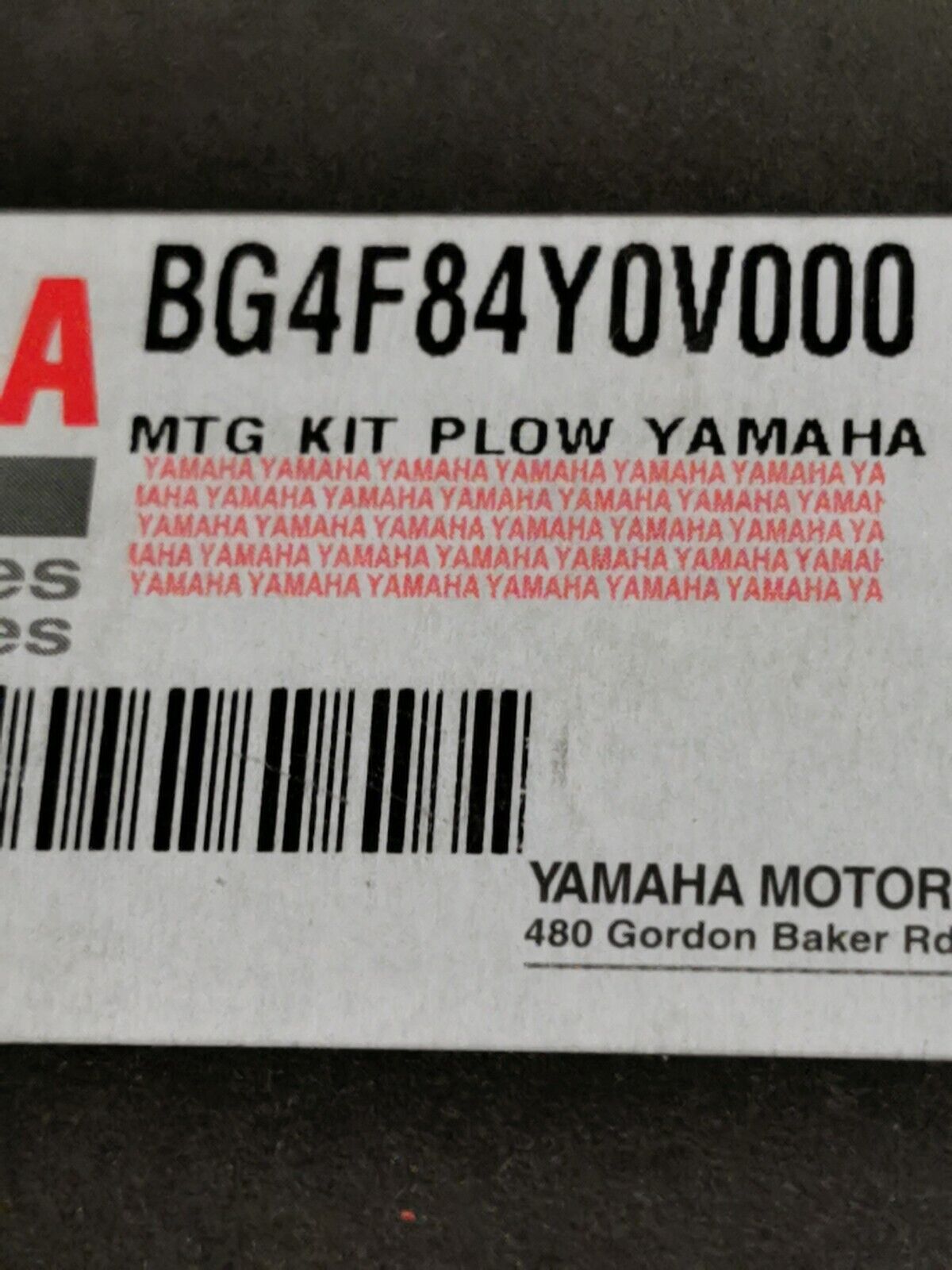 NOS YAMAHA MTG KIT PLOW WARN 97150 BG4-F84Y0-V0-00
