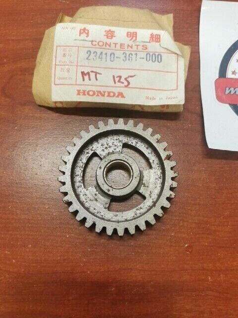 NOS Honda MR175 MT125 COUNTERSHAFT LOW GEAR 33T 23410-361-000 H97