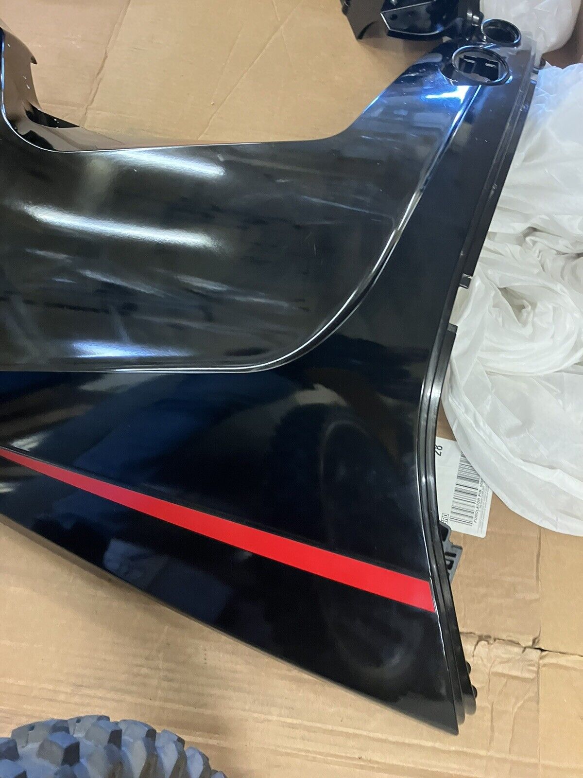 Mercury Engine motor Lower cowl set black and red 100-8m0142219