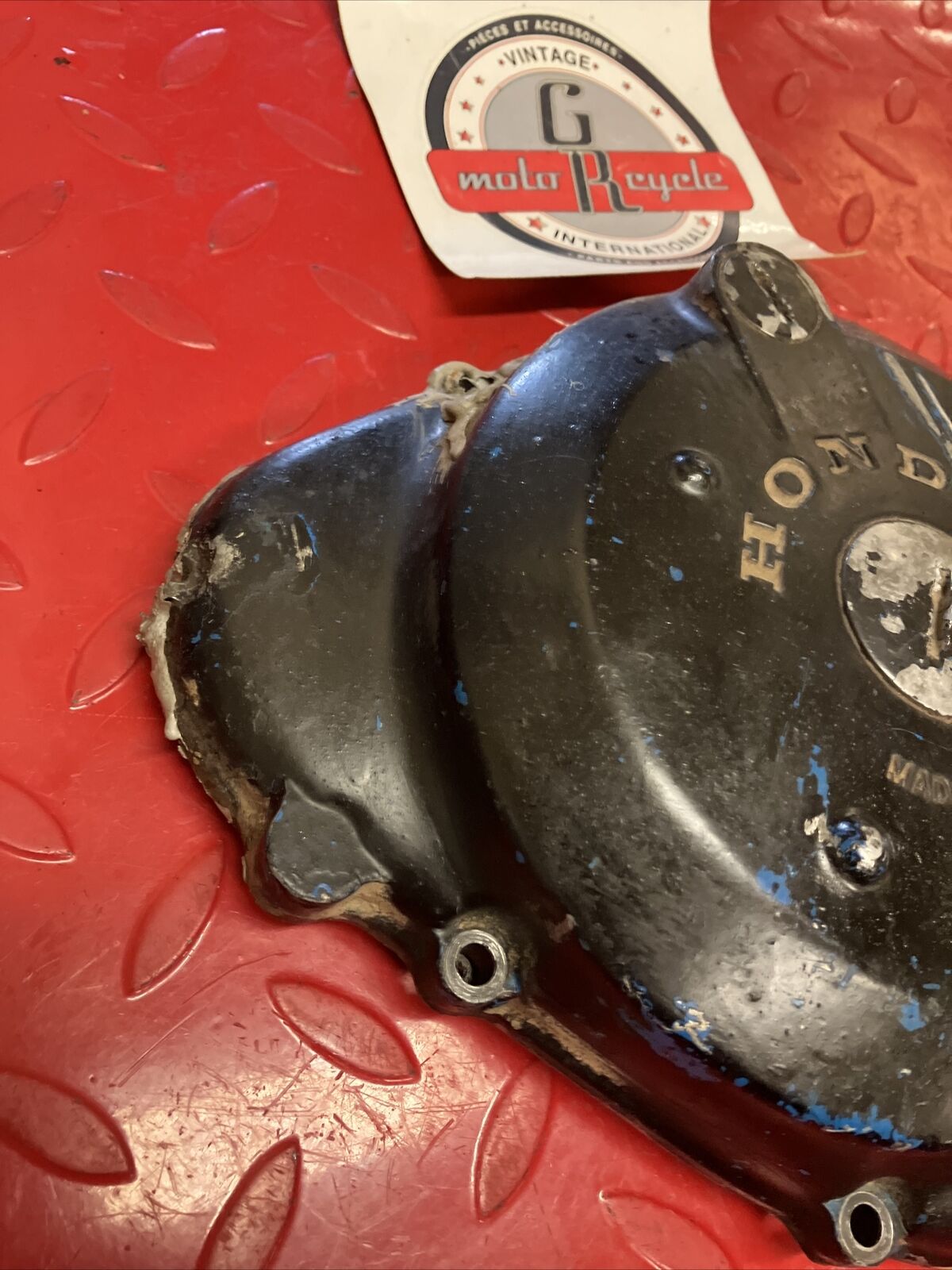 Honda XL250R 1982 Left crankcase stator cover 1983