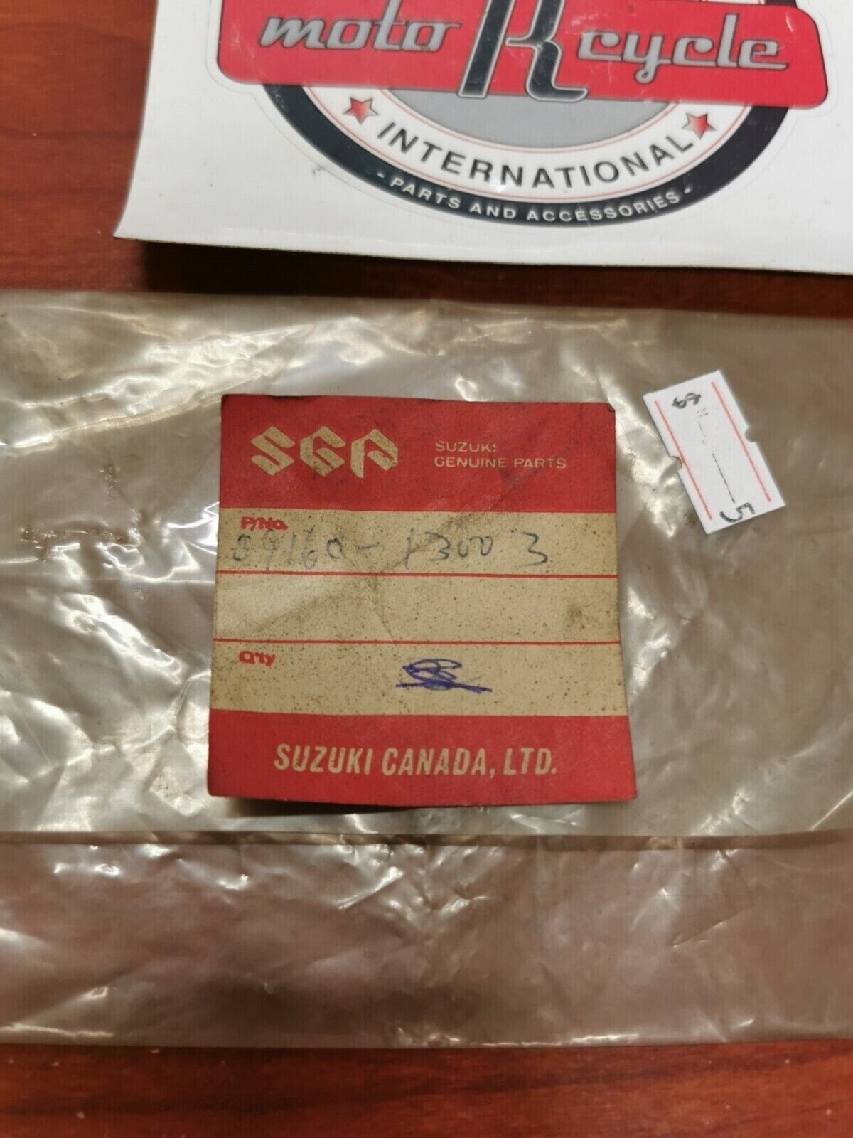 NEW NOS Suzuki WASHER (13.3X25X0.85) 09160-13003 S18