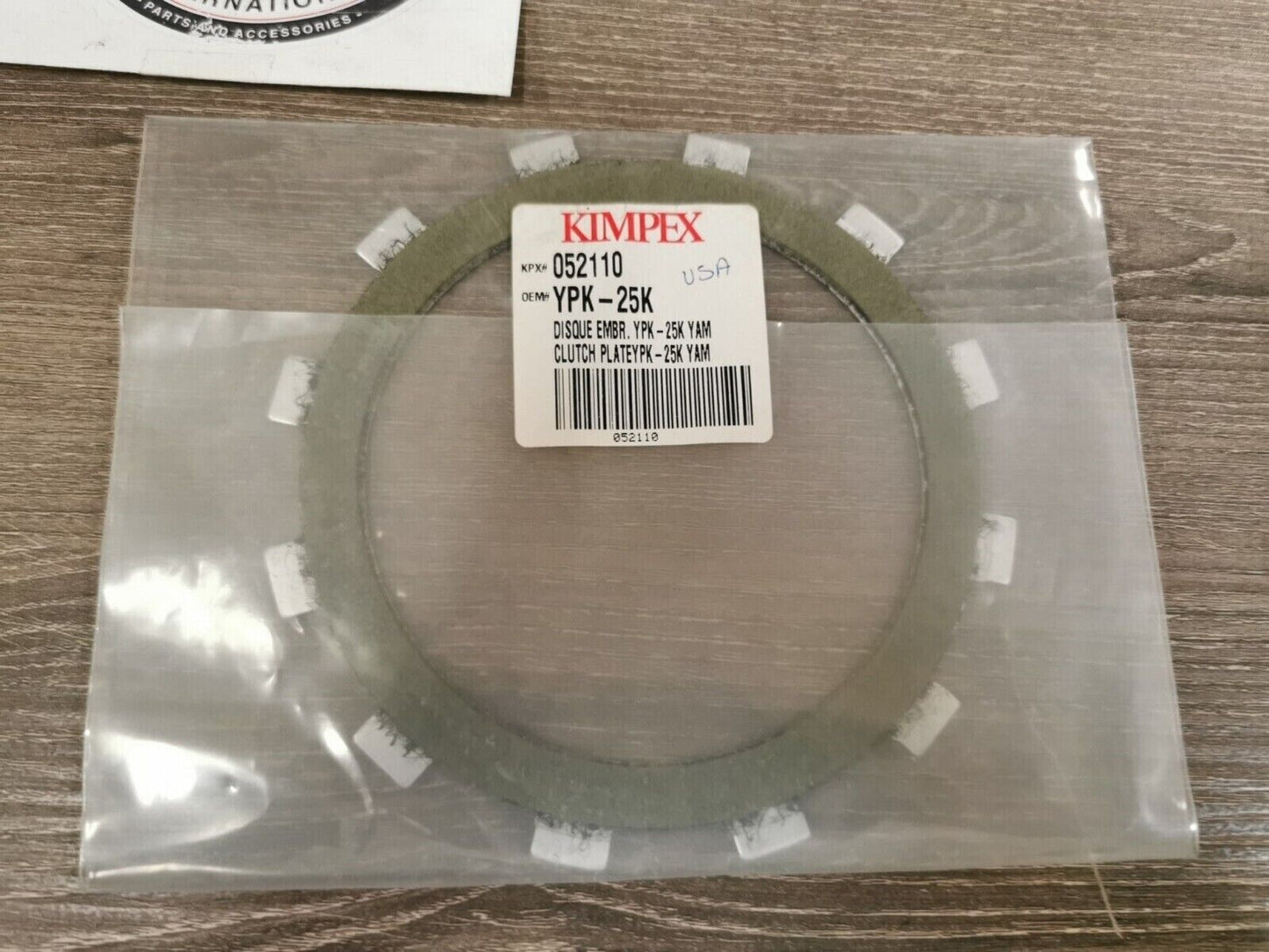 NOS KIMPEX YAMAHA Clutch Plate YPK-25K J25