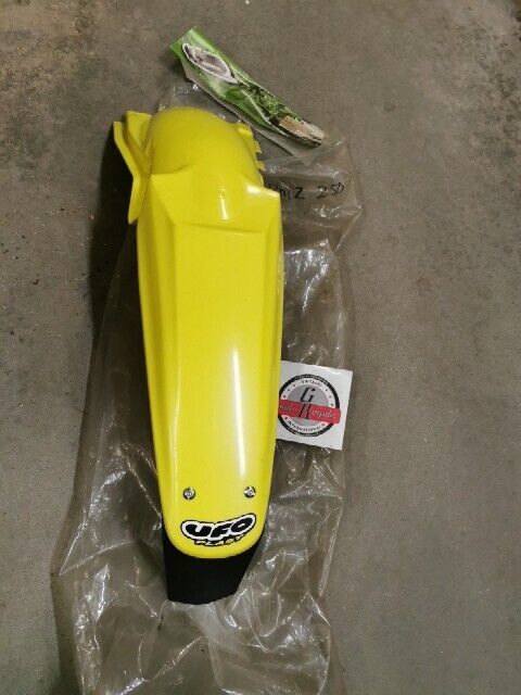 NOS UFO PLAST SUZUKI RMZ250 2004 - 2006 REAR FENDER YELLOW SU04908-102