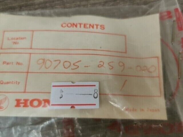 NOS HONDA C72 C77 1960 - 1964 PIN KNOCK 7X12  90705-259-020 H74