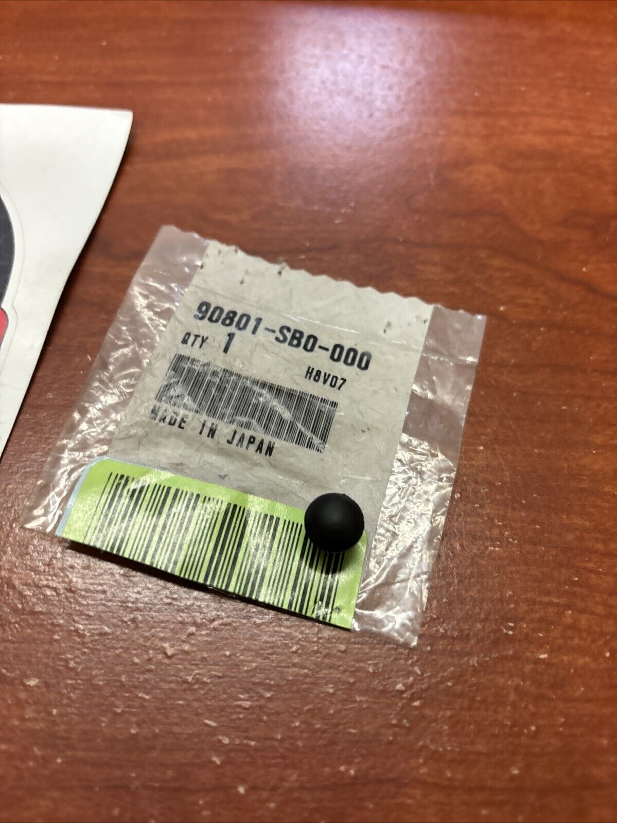 NOS Honda ACCORD PRELUDE TRX500FA CHANGE REINFORCEMENT PLUG 90801-SB0-000 H155