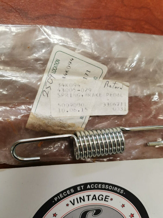 NOS Kawasaki ZN1300 KZ250 KZ750 KZ440 SPRING BRAKE PEDAL 43005-029 K23