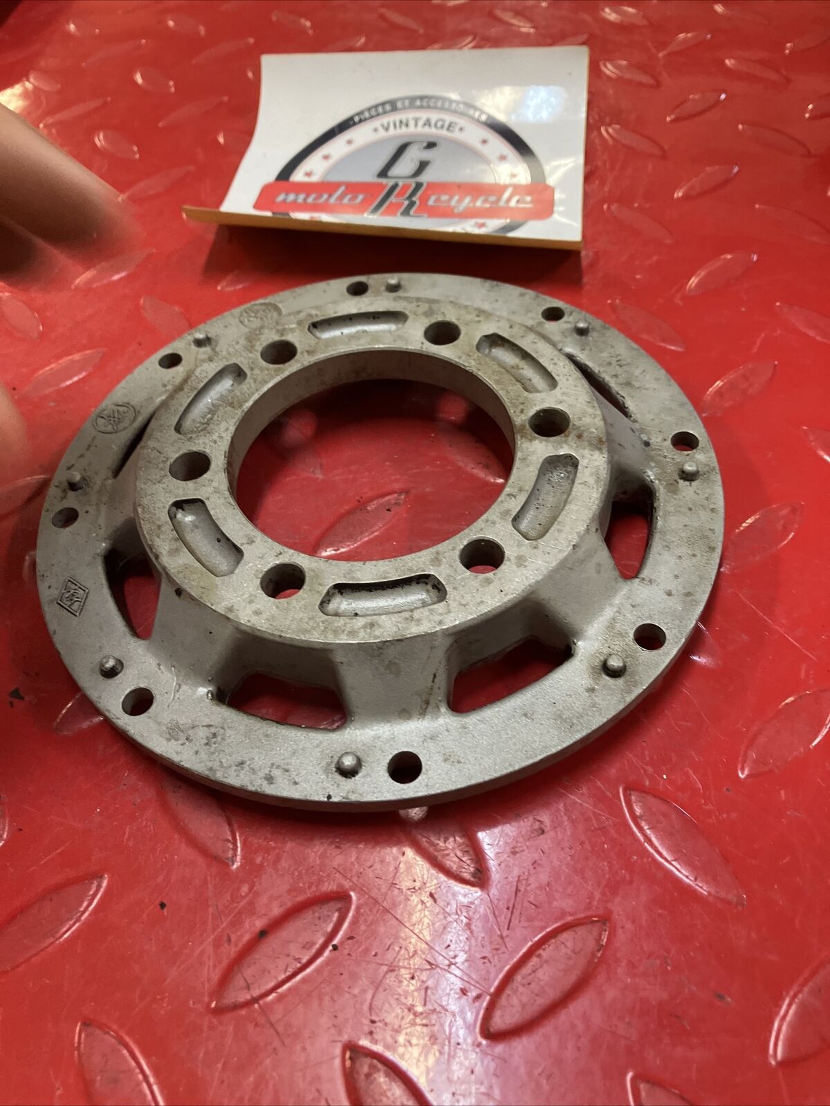 Yamaha RD400 1977 brake disk rotor bracket holder 1976 1978