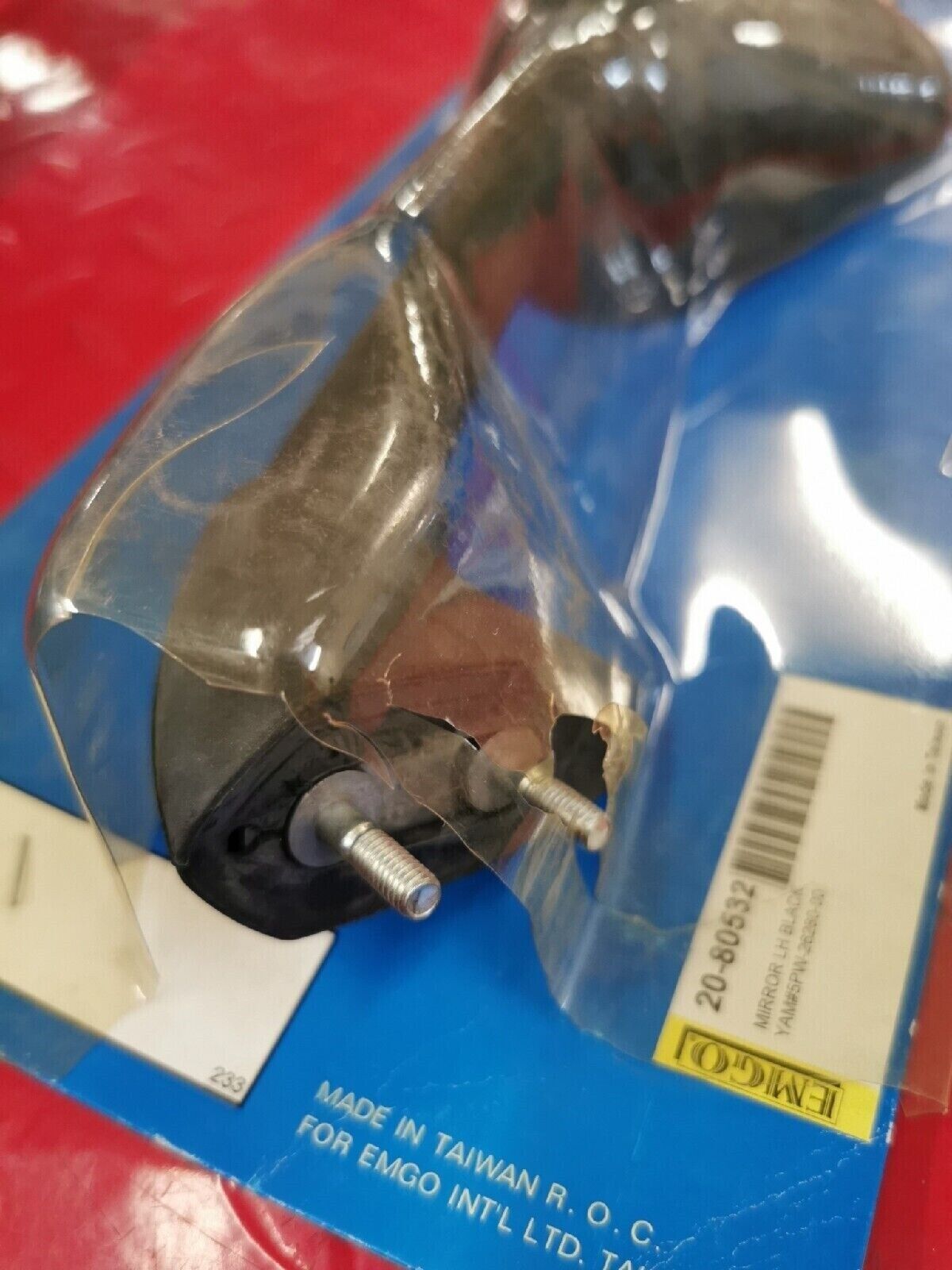 NOS YAMAHA YZF1000R1 2002 2003 Mirror  Left  Black  5PW-26280-00-00 J6