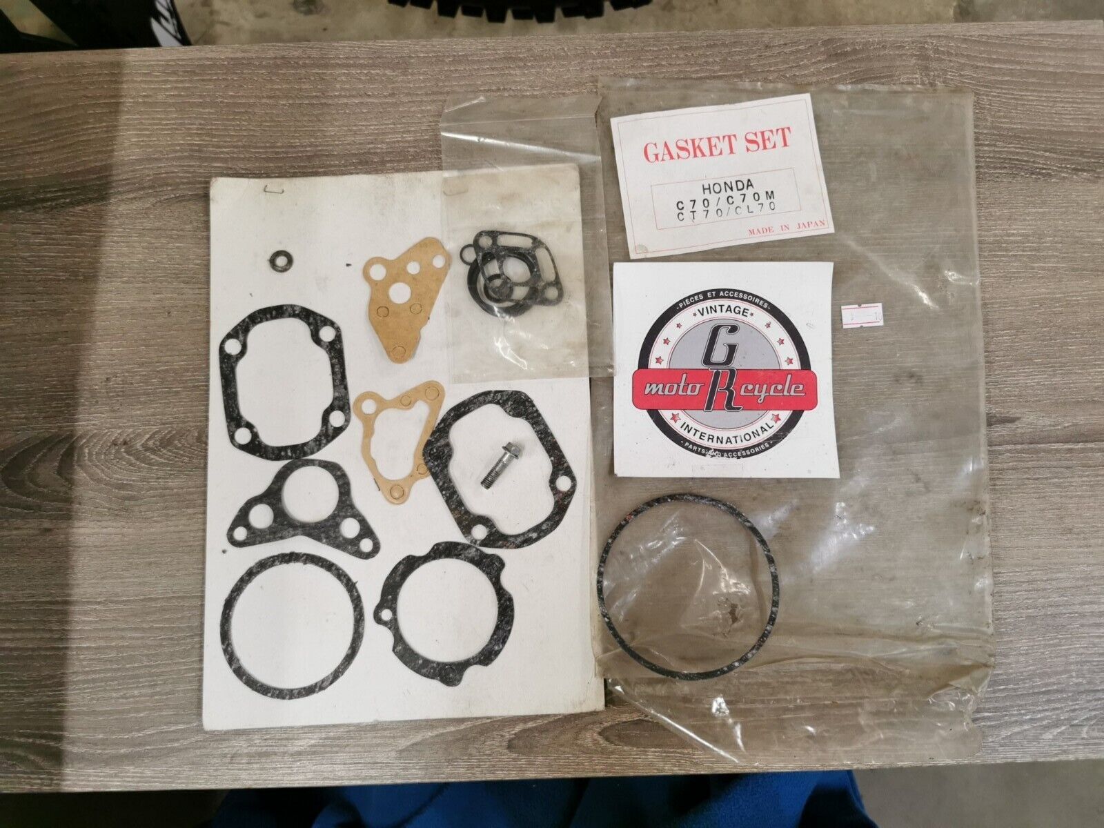 NOS HONDA GASKET C70 C70M CT70 CL70  INCOMPLETE GASKET KIT J49