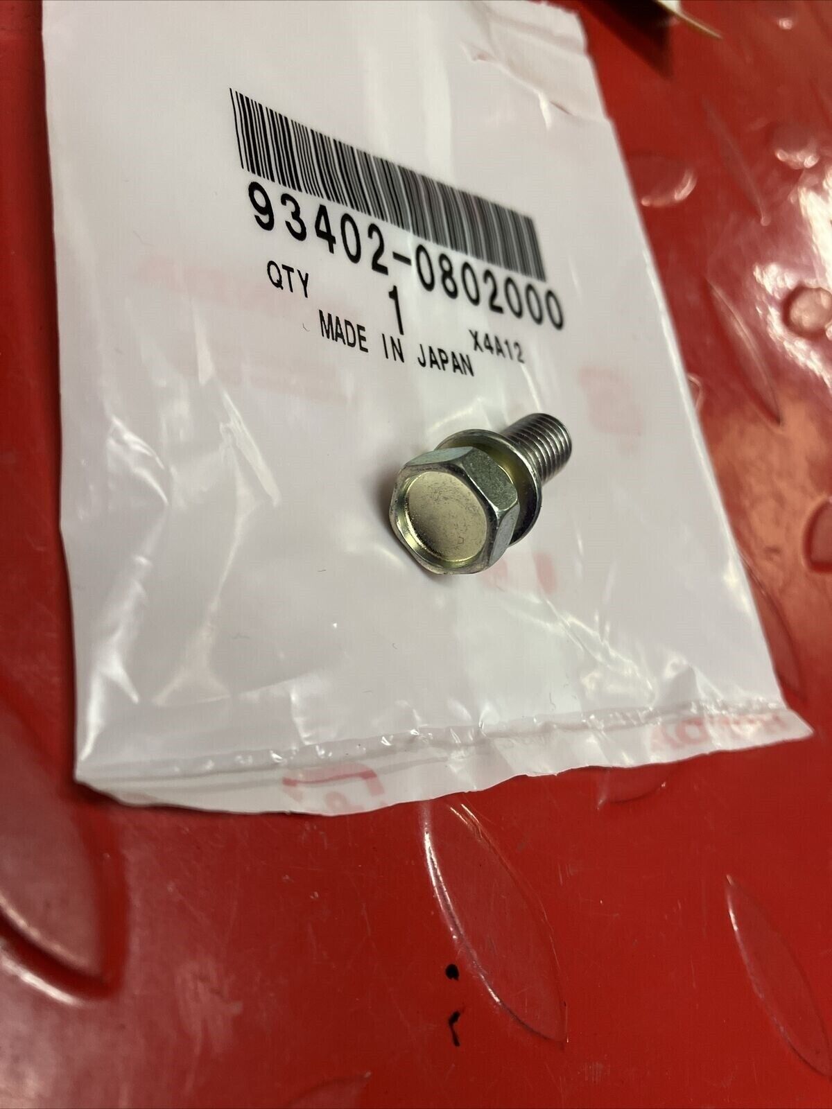 NEW NOS Honda  BOLT WASHER 8X20 93402-0802000 SUB 93482-0802000 H64