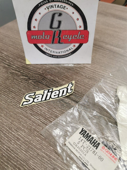 NOS YAMAHA  CA50 1985  SCOOTER DECAL SALIENT  14T-21781-00  Y53