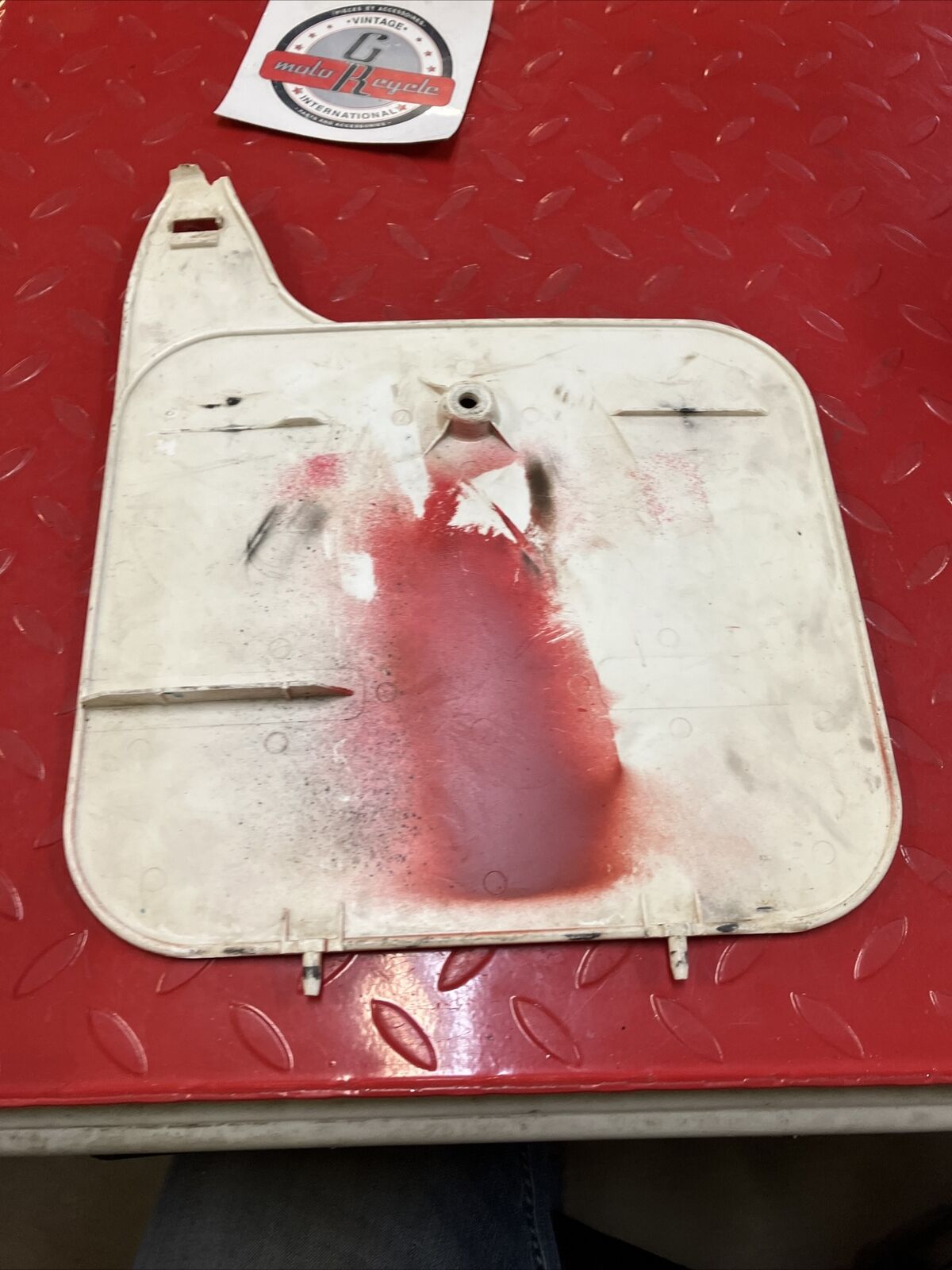 Honda CR250R 1988 front number plate panel fairing CR125R CR500R 61136-ML3-840