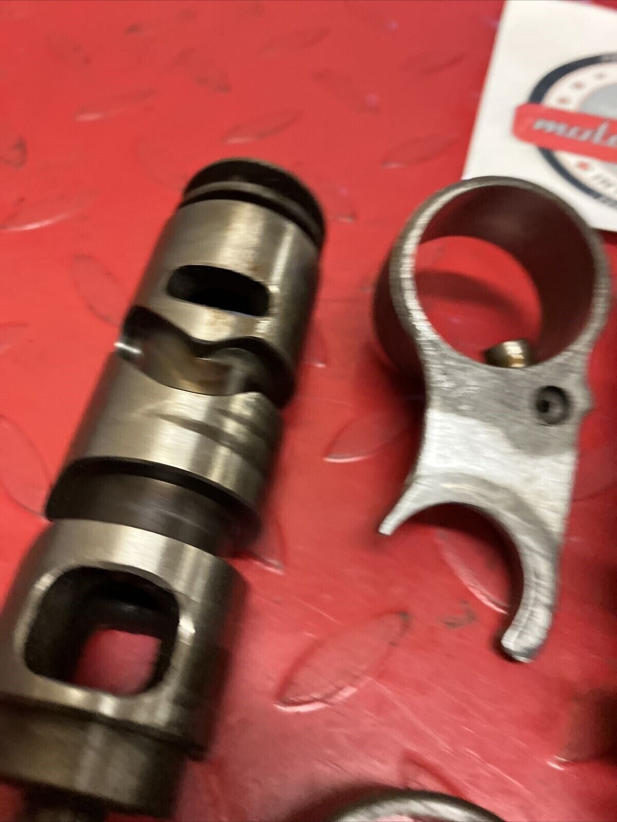 Suzuki TC125 1972 transmission shaft gear gearshift drum cam forks