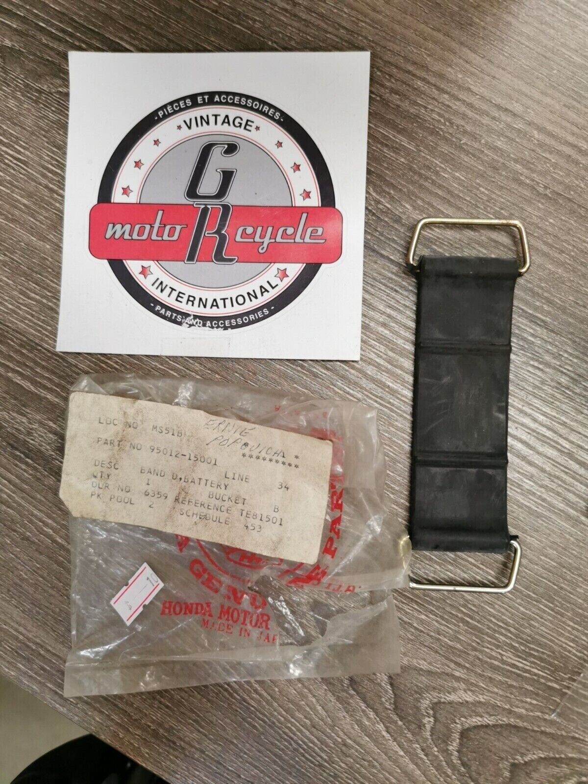 NOS HONDA CB125S BAND 95012-15001 H54
