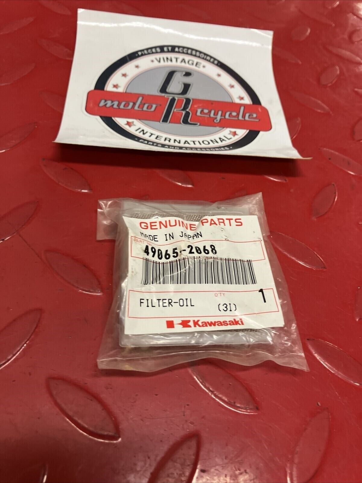 NOS KAWASAKI MULE 500 520 550 OIL FILTER 49065-2068 K15